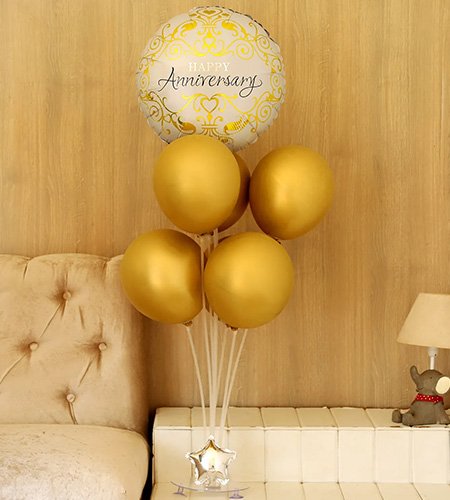 Congratulations Golden Balloon Bouquets