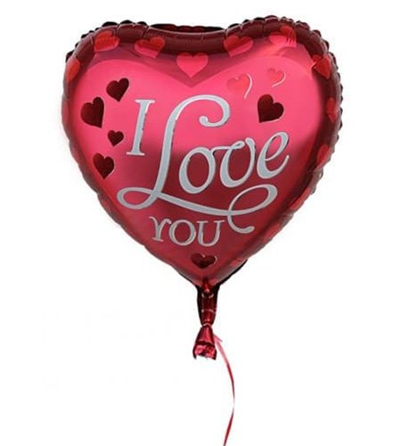 Single I Love You Balloons