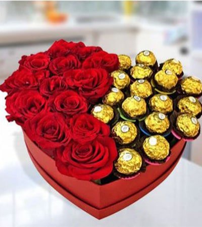 Astonishing Heart With Chocolates