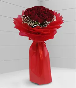 12 RED ROSE BOUQUET