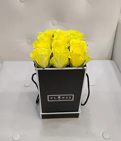 YELLOW SUNSHINE FLOWER BOX